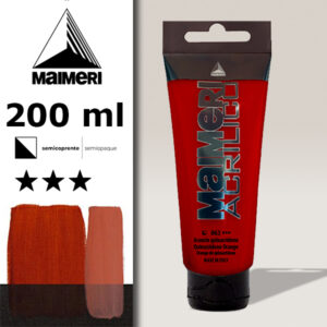 063 - Arancio Quinacridone 200 ML Acrilico Maimeri