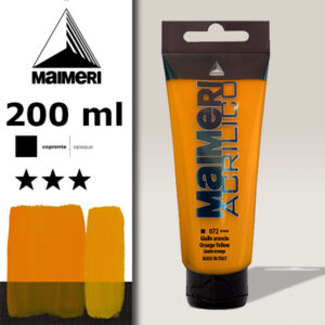 072 - Giallo Arancio 200 ML Acrilico Maimeri