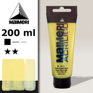 105 - Giallo Di Napoli Chiaro 200 ML Acrilico Maimeri