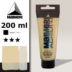 107 - Giallo Di Napoli Scuro 200 ML Acrilico Maimeri