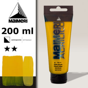 116 - Giallo Primario 200 ML Acrilico Maimeri