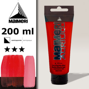 175 - Lacca di Garanza Chiara 200 ML Acrilico Maimeri