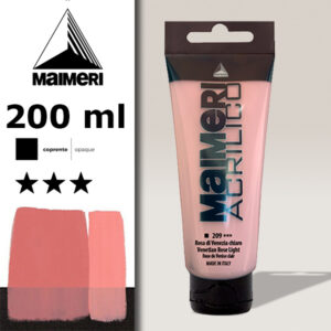 209 - Rosa Di Venezia Chiaro 200 ML Acrilico Maimeri