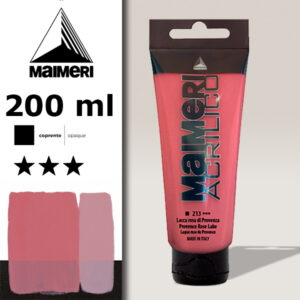 213 - Lacca Rosa Provenza 200 ML Acrilico Maimeri