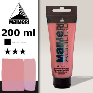 214 - Rosa Quinacridone Ch 200 ML Acrilico Maimeri