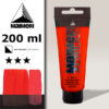 258 - Rosso Quinacridone 200 ML Acrilico Maimeri
