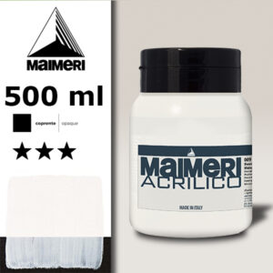 009 - Bianco per Miscele 500 ML Acrilico Maimeri