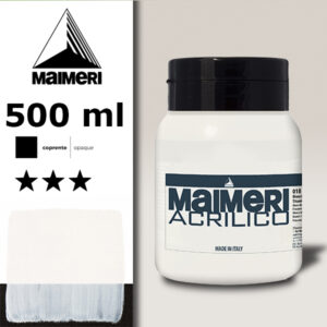 018 - Bianco Di Titanio  500 ML Acrilico Maimeri
