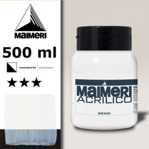 020 - Bianco Di Zinco  500 ML Acrilico Maimeri