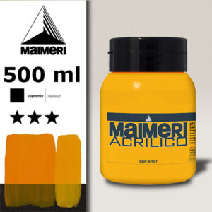 072 - Giallo Arancio 500 ML Acrilico Maimeri