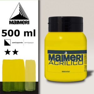 112 - Giallo Perm  Limone  500 ML Acrilico Maimeri