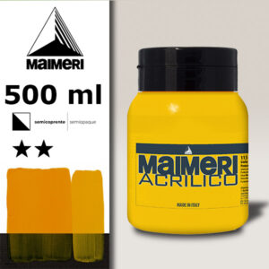 113 - Giallo Perm  Medio  500 ML Acrilico Maimeri