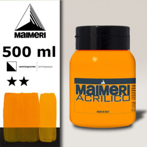 114 - Giallo Permanente Scuro  500 ML Acrilico Maimeri