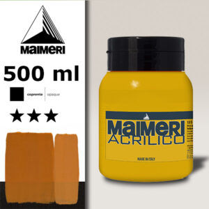 131 - Ocra Gialla 500 ML Acrilico Maimeri