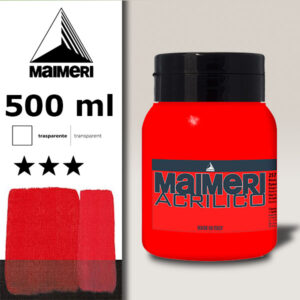 257 - Rosso Pyrrolo 500 ML Acrilico Maimeri