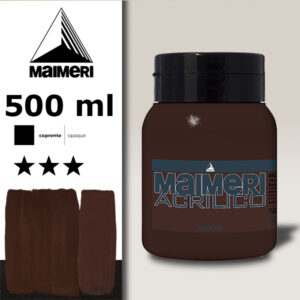492 - Terra D'Ombra Bruciata 500 ML Acrilico Maimeri