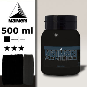 537 - Nero Di Carbonio 500 ML Acrilico Maimeri
