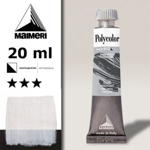 017 - Bianco Platino 20 ML Acrilico Polycolor Maimeri