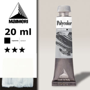 018 - Bianco di Titanio 20 ML Acrilico Polycolor Maimeri