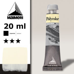 021 - Bianco Avorio 20 ML Acrilico Polycolor Maimeri