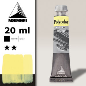 074 - Giallo Brillante 20 ML Acrilico Polycolor Maimeri