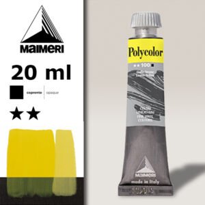 100 - Giallo Limone 20 ML Acrilico Polycolor Maimeri