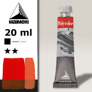 220 - Rosso Brillante 20 ML Acrilico Polycolor Maimeri