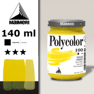 100 - Giallo Limone 140 ML Acrilico Polycolor Maimeri