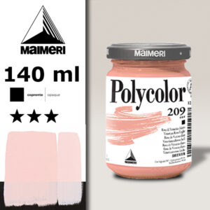 209 - Rosa di Venezia Chiaro 140 ML Acrilico Polycolor Maimeri