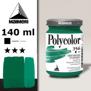 356 - Verde Smeraldo (P.Veronese) 140 ML Acrilico Polycolor Maimeri