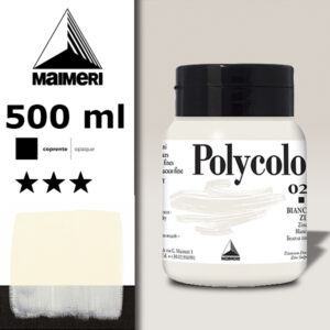021 - Bianco Avorio 500 ML Acrilico Polycolor Maimeri