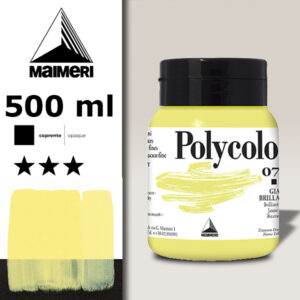074 - Giallo Brillante 500 ML Acrilico Polycolor Maimeri
