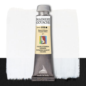 018 - Bianco Di Titanio 20 ML Gouache Extra-Fine Maimeri