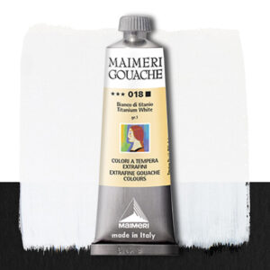 018 - Bianco Di Titanio 60 ML Gouache Extra-Fine Maimeri