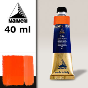 054 - Arancio di cadmio 40 ML Colore Olio Puro Maimeri