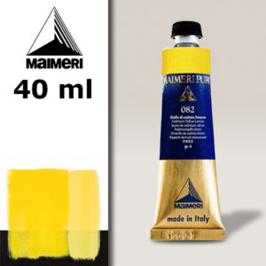082 - Giallo di cadmio limone 40 ML Colore Olio Puro Maimeri