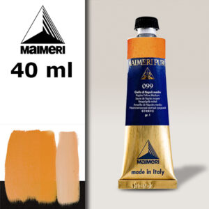 099 - Giallo di Napoli medio 40 ML Colore Olio Puro Maimeri