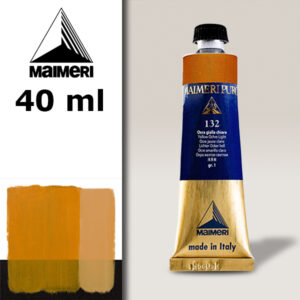 132 - Ocra gialla chiara 40 ML Colore Olio Puro Maimeri
