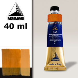 162 - Terra di Siena naturale chiara 40 ML Colore Olio Puro Maimeri