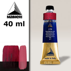 178 - Lacca di garanza  scura 40 ML Colore Olio Puro Maimeri
