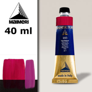 183 - Lacca magenta 40 ML Colore Olio Puro Maimeri