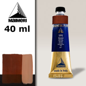 191 - Ocra rossa 40 ML Colore Olio Puro Maimeri