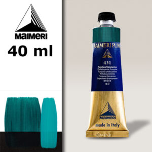 431 - Turchese ftalocianina 40 ML Colore Olio Puro Maimeri