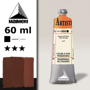 060 - Arancio di Marte 60 ML Colori Olio Artisti Maimeri