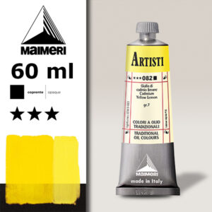 082 - Giallo di cadmio limone 60 ML Colori Olio Artisti Maimeri