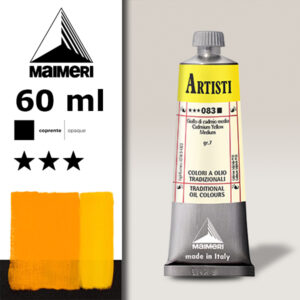083 - Giallo di cadmio medio 60 ML Colori Olio Artisti Maimeri