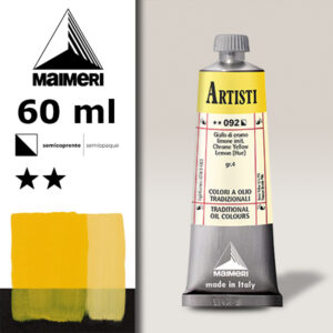 092 - Giallo di cromo limone imit. 60 ML Colori Olio Artisti Maimeri