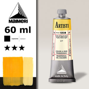 105 - Giallo di Napoli chiaro 60 ML Colori Olio Artisti Maimeri