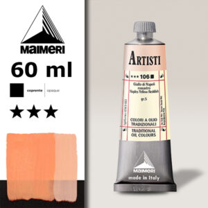 106 - Giallo di Napoli rossastro 60 ML Colori Olio Artisti Maimeri