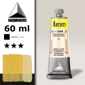 109 - Giallo di nichel titanio 60 ML Colori Olio Artisti Maimeri